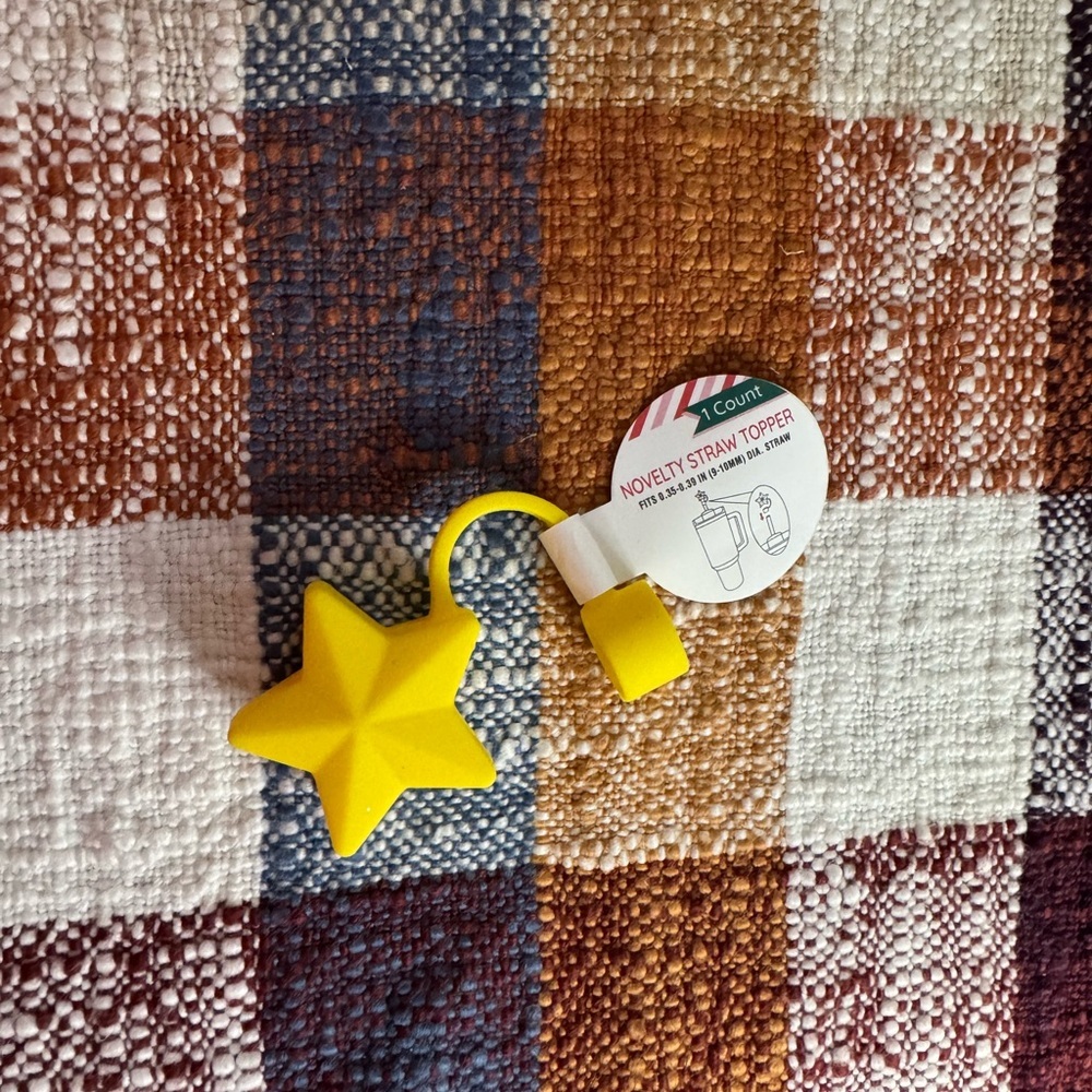 Target | Yellow Star Straw Topper